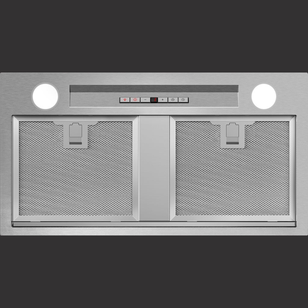 24" Perimeter Insert Range Hood, Contemporary, 600 CFM (CA model - excludes perimeter plate)