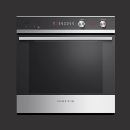 24" Contemporary Oven, Stainless Steel Trim, 7 Function, Self-cleaning