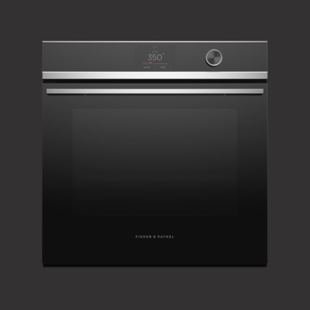24" Contemporary Oven, Stainless Steel Trim, 16 Function, Touch Display with Dial, Self-cleaning - New Contemporary Style