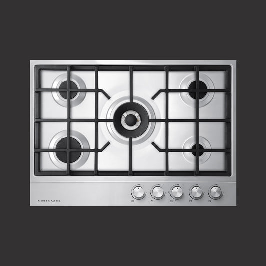 30” Contemporary Gas on Steel Cooktop, Natural Gas