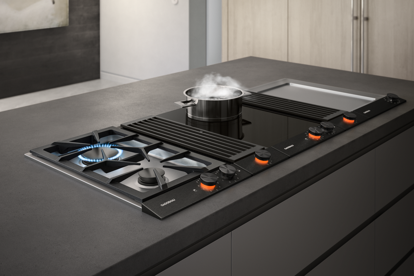 200 series, Vario Downdraft Ventilation, 15 cm, Black, VL200120 Gaggenau VL200120