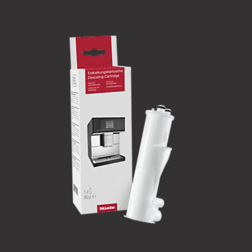 Descaling cartridge for automatic descaling of Miele coffee machines.