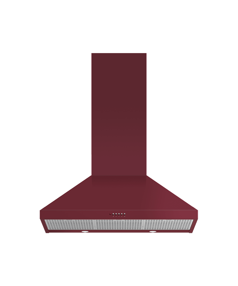 Wall Range Hood, 36", Pyramid Chimney, hi-res