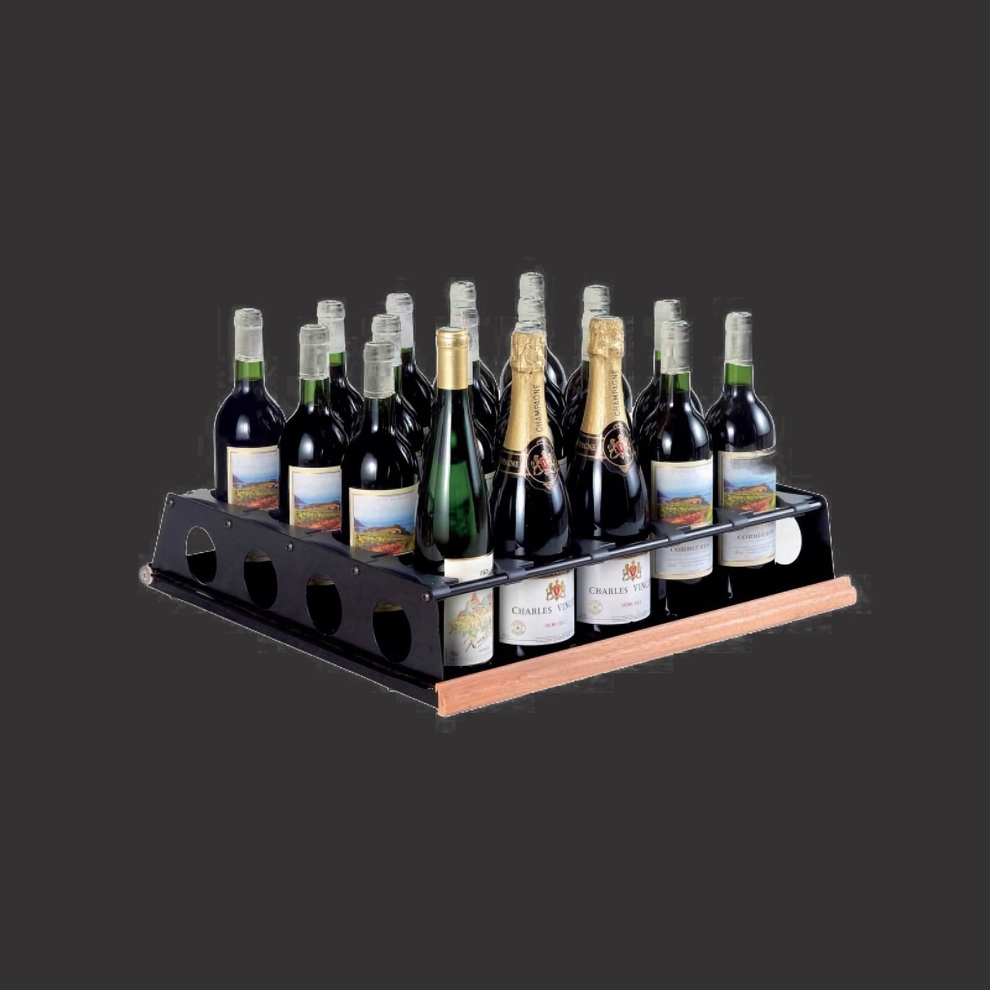 Autorisation de glissement de dégustation - 20 bouteilles debout