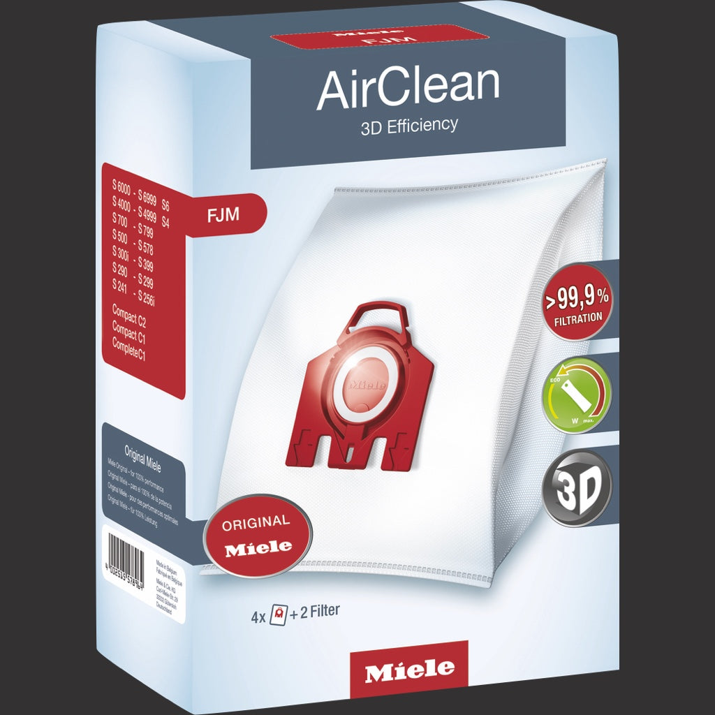 Dustbag FJM 4 pack AirClean 3D – The Appliance Gallery On Bank