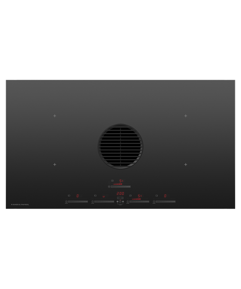 Induction Cooktop, 36", 4 Zones with Integrated Ventilation, pdp