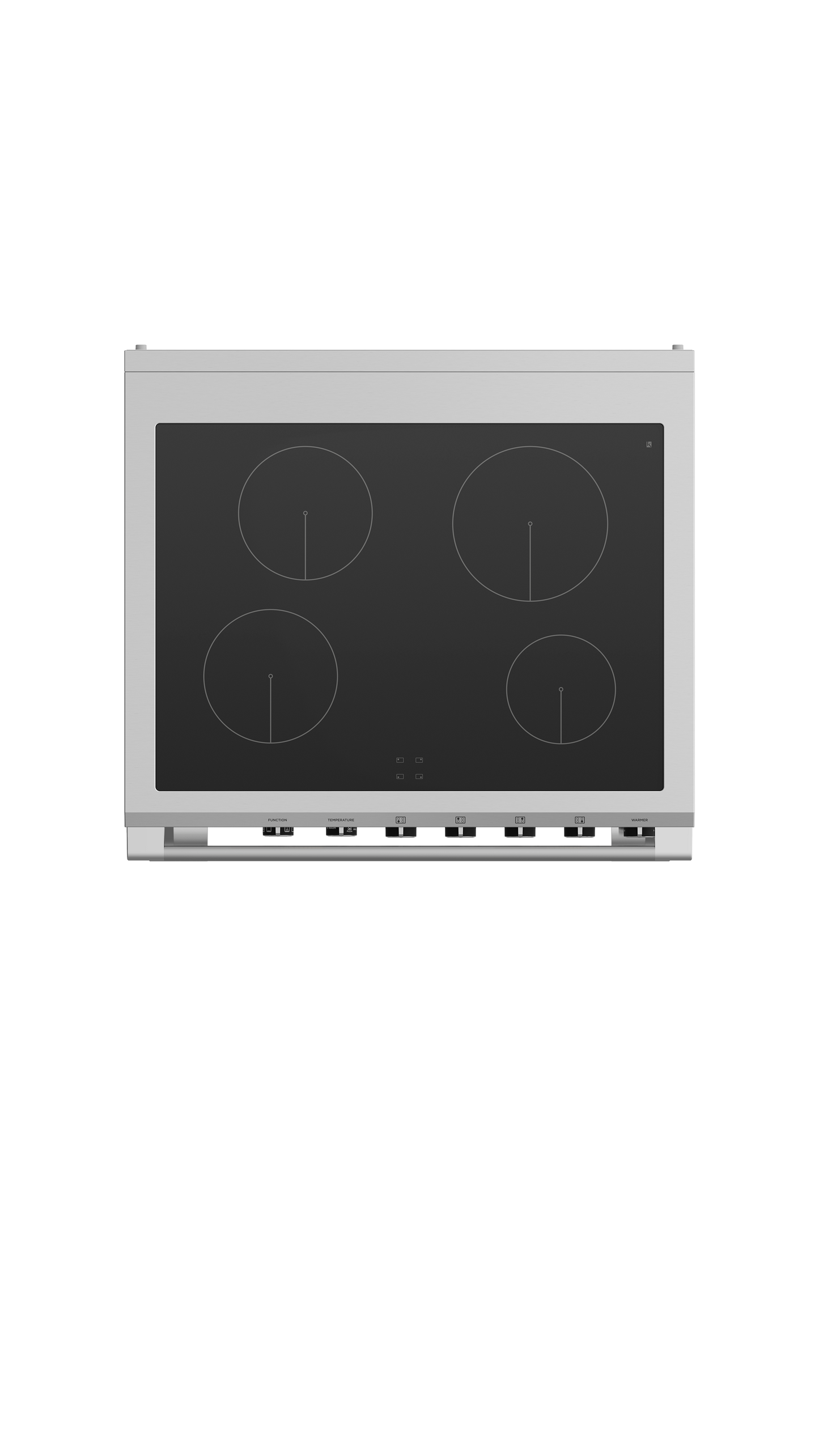 Induction Range, 30", 4 Zones, Self-cleaning, 84-mug-closed