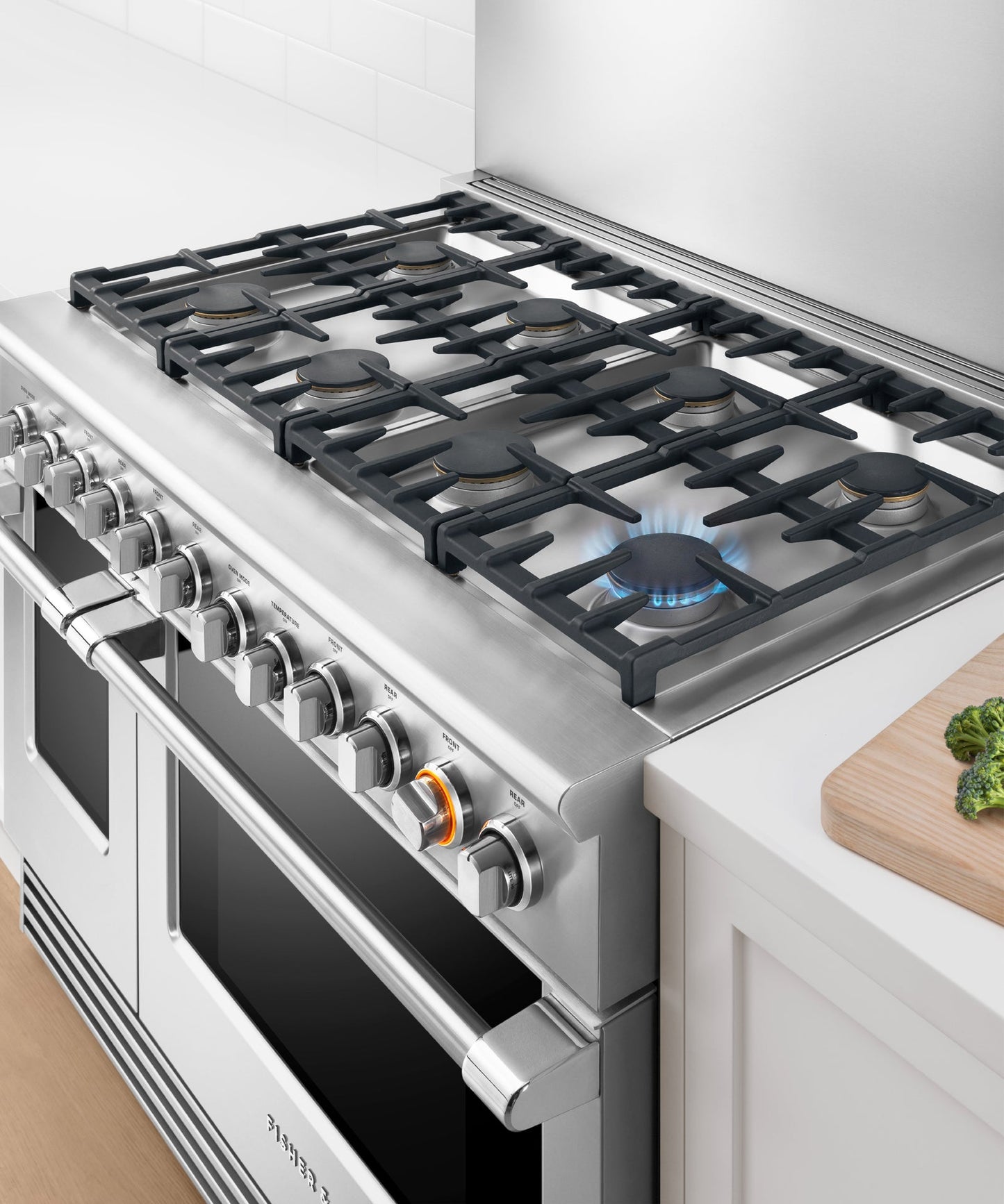 Dual Fuel Range, 48", 8 Burners, pdp