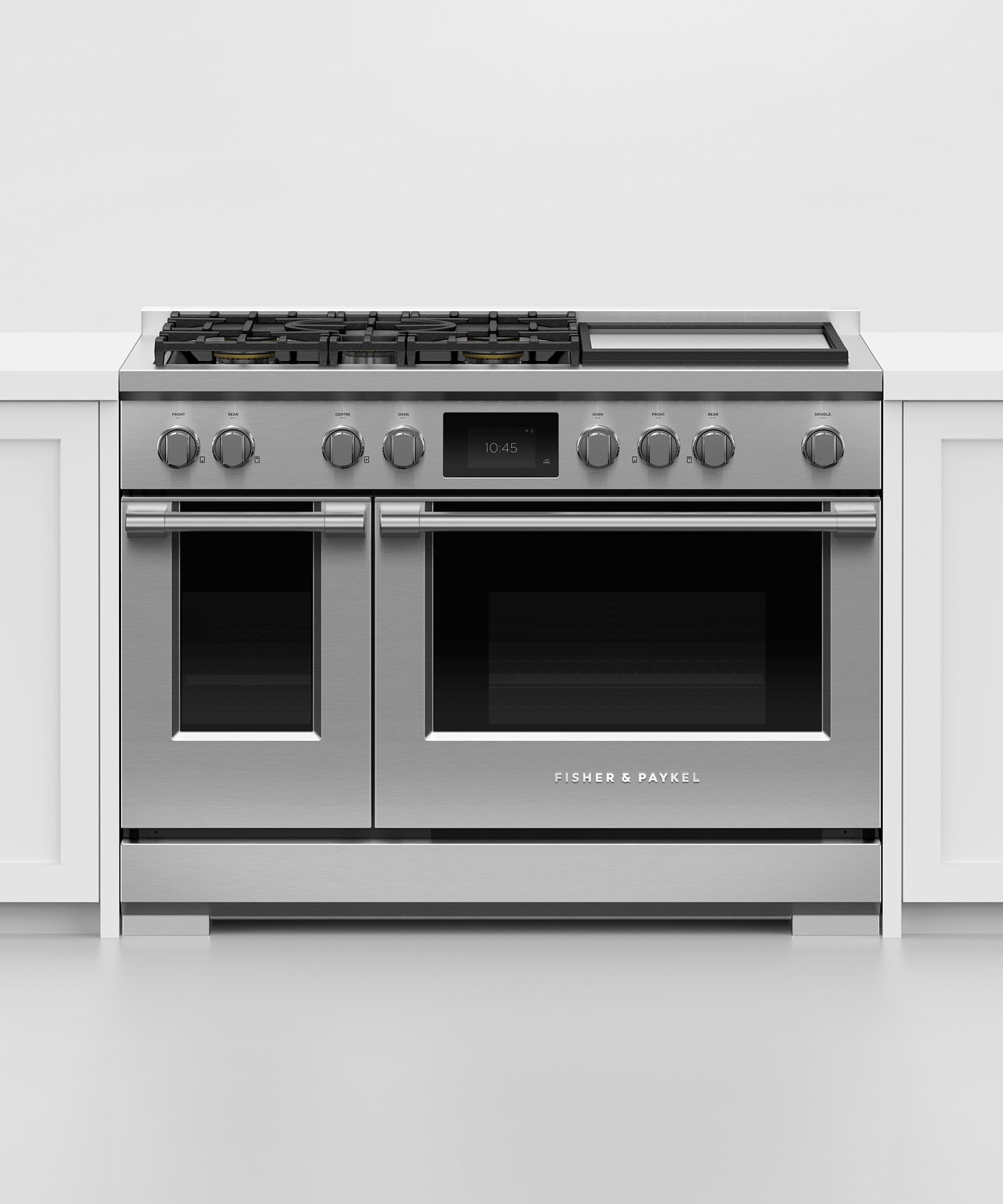 Dual Fuel Range, 48", 5 Burners with Griddle, Self-cleaning, LPG, pdp