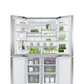 Freestanding Quad Door Refrigerator Freezer, 36", 18.9 cu ft, Ice & Water, hi-res