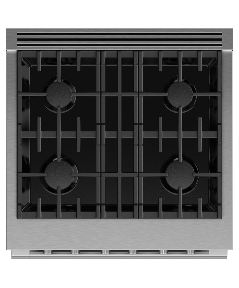 Gas Range, 30", 4 Burners, LPG, pdp