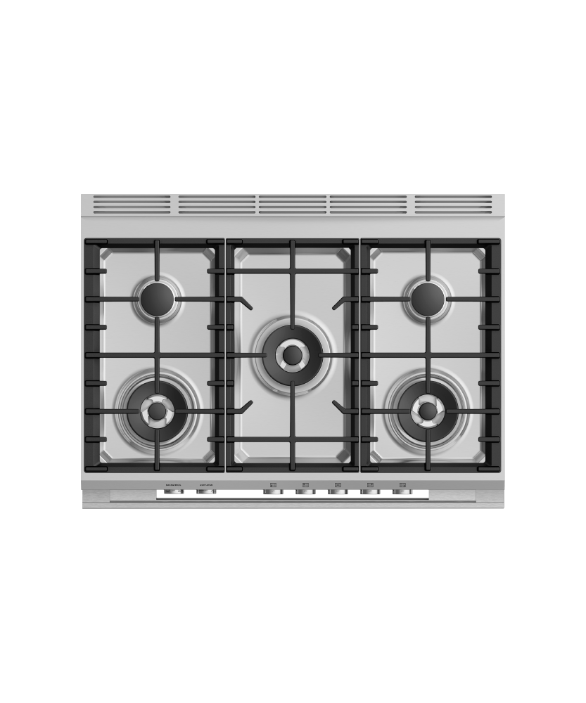 Gas Range, 36", 5 Burners, hi-res