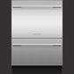 Stainless Steel Double DishDrawer™, Full Size, Contemporary Handle