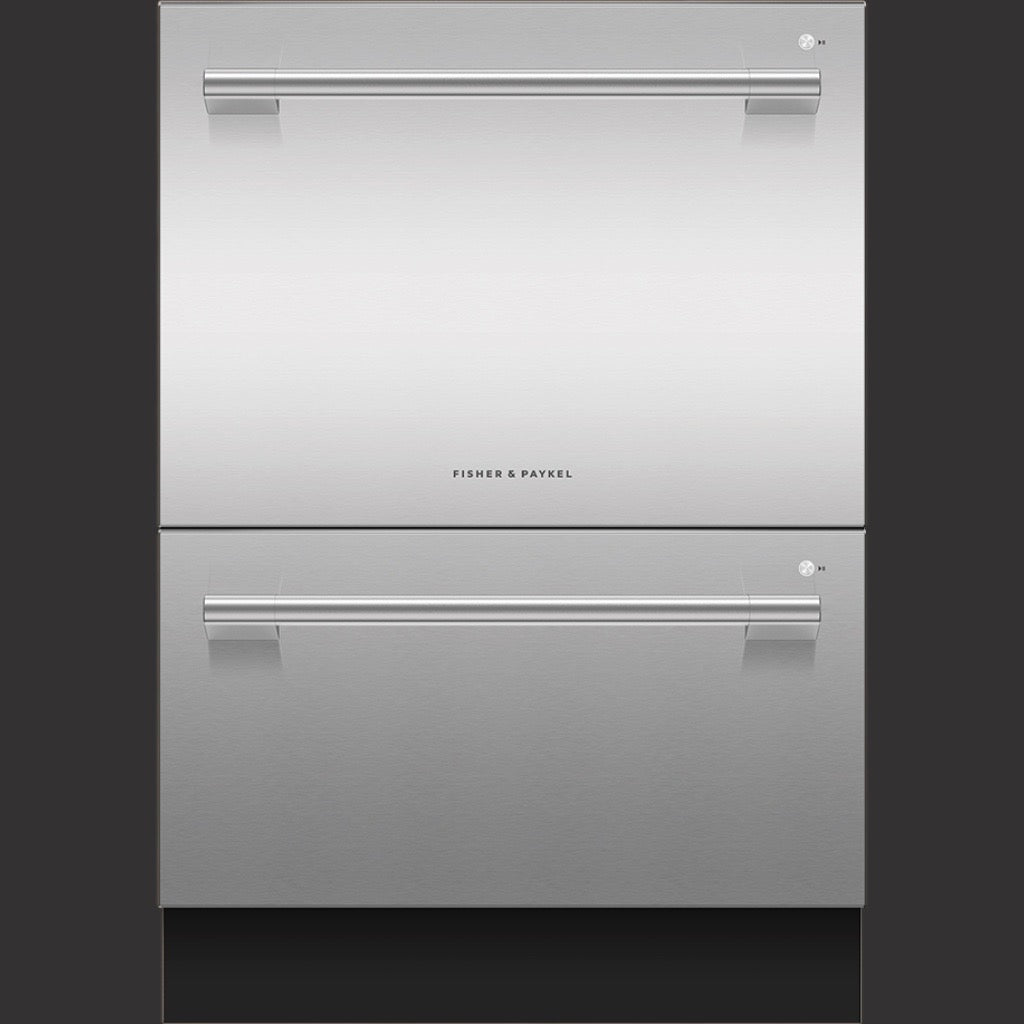 Professional Double DishDrawer™, Tall, Stainless Steel Tub, Sanitize