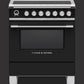 30" Classic Induction Range, 4 Zone, Self-cleaning, Black