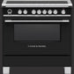 36" Classic Induction Range, 5 Zone with SmartZone, Self-cleaning, Black