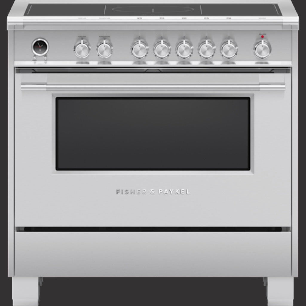 36" Classic Induction Range, 5 Zone with SmartZone, Self-cleaning, Stainless Steel