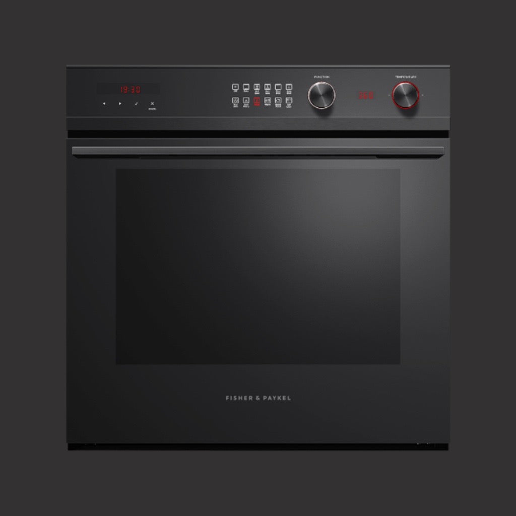 24" Contemporary Oven, Black, 11 Function, Self-cleaning