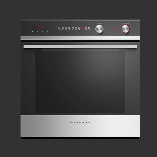 24" Contemporary Oven, Stainless Steel Trim, 9 Function, Self-cleaning