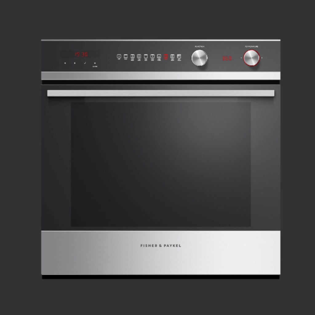 24" Contemporary Oven, Stainless Steel Trim, 11 Function, Self-cleaning