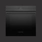 24" Contemporary Oven, Black, 16 Function, Touch Display, Self-cleaning
