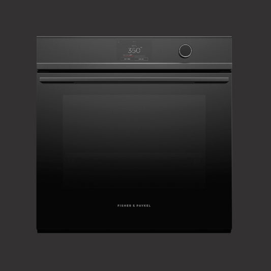 24" Contemporary Oven, Black, 16 Function, Touch Display with Dial, Self-cleaning