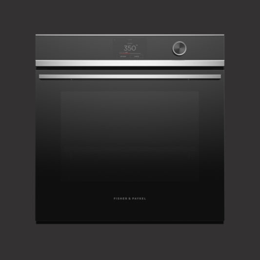 24" Contemporary Oven, Stainless Steel Trim, 16 Function, Touch Display with Dial, Self-cleaning - New Contemporary Style