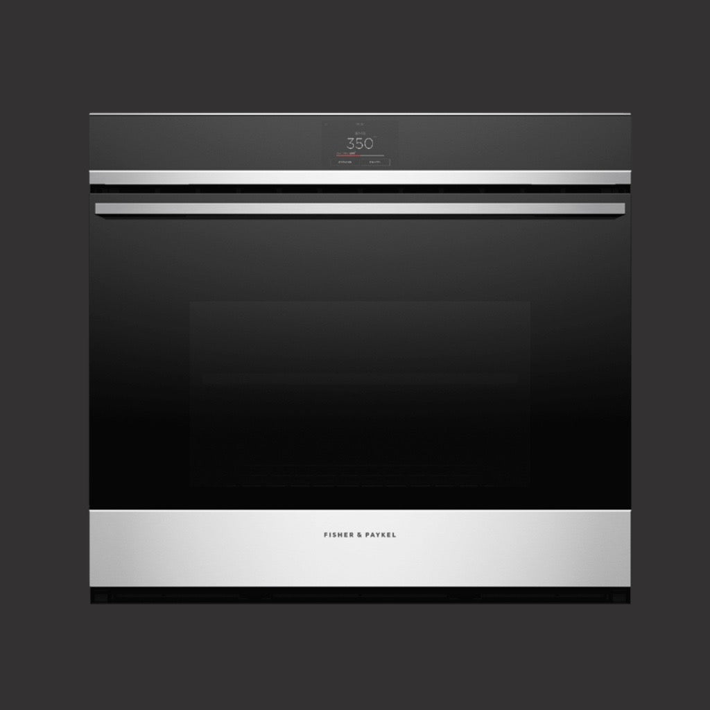 30” Contemporary Oven, Stainless Steel Trim, 17 Function, Touch Display, Self-cleaning