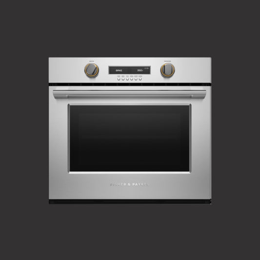 30" Professional Single Oven, 10 Function, Dial, Self-cleaning, Flush Professional Handle
