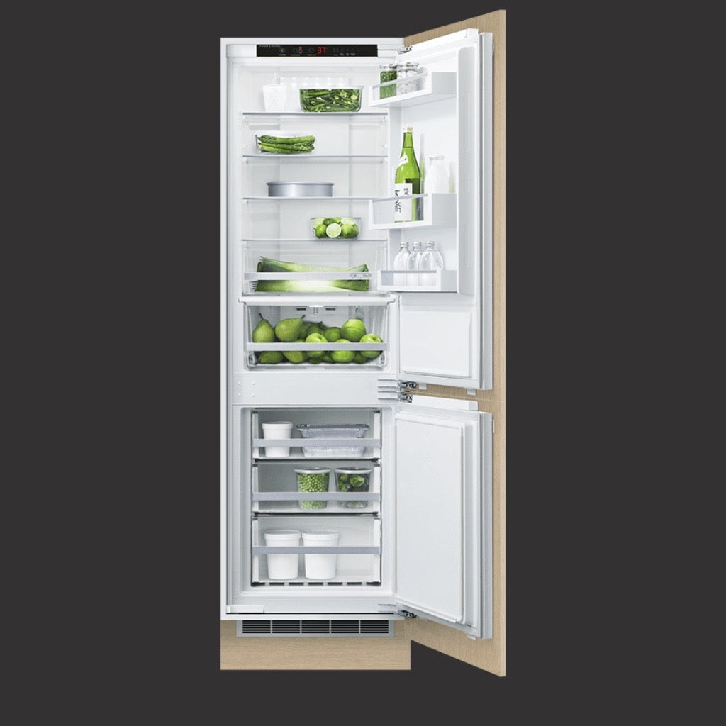 24" Integrated Bottom Mount Refrigerator Freezer, 72" H, 8 cu ft, Panel Ready, Non Ice & Water