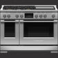 48" Professional Dual Fuel Range, 5 Burner with Griddle, Self-cleaning, LPG