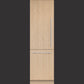 24" Integrated Column Bottom Mount Refrigerator Freezer, 84" H, Panel Ready, 12.1 cu ft, White Interior, Ice & Water, Left Hinge