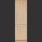 24" Integrated Column Bottom Mount Refrigerator Freezer, 84" H, Panel Ready, 12.1 cu ft, White Interior, Ice & Water, Right Hinge