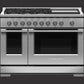 48" Professional Gas Range: 5 Burners with Griddle LPG Gas