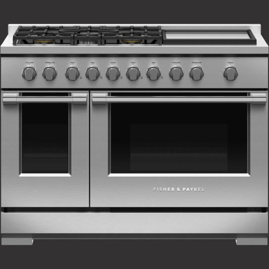 48" Professional Gas Range: 5 Burners with Griddle Natural Gas