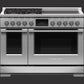 48" Professional Hybrid Range, 4 Zone Induction with SmartZone & 4 Burner Gas, Self-cleaning, Natural Gas
