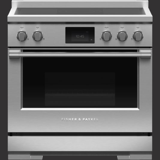 36" Professional Induction Range, 5 Zone with SmartZone, Self-cleaning