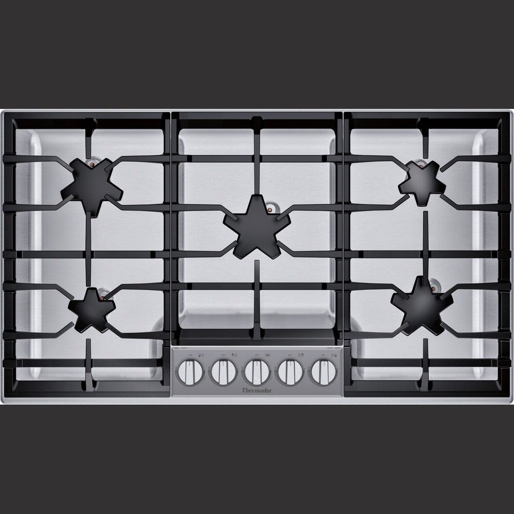 Gas Cooktop, 36'', Stainless steel, SGSXP365TS
