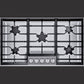 Gas Cooktop, 36'', Stainless steel, SGSP365TS