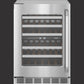 Freedom®, Under Counter Wine Cooler with Glass Door, 24'' Professional, Stainless steel, , T24UW925LS