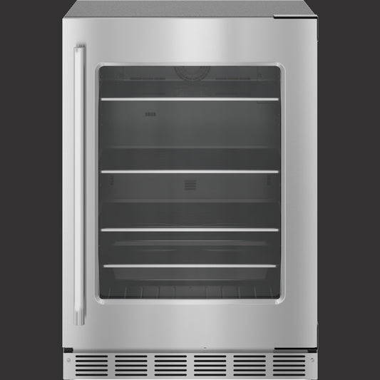 Freedom®, Glass Door Refrigeration, 24'' Masterpiece®, Stainless steel, T24UR915RS
