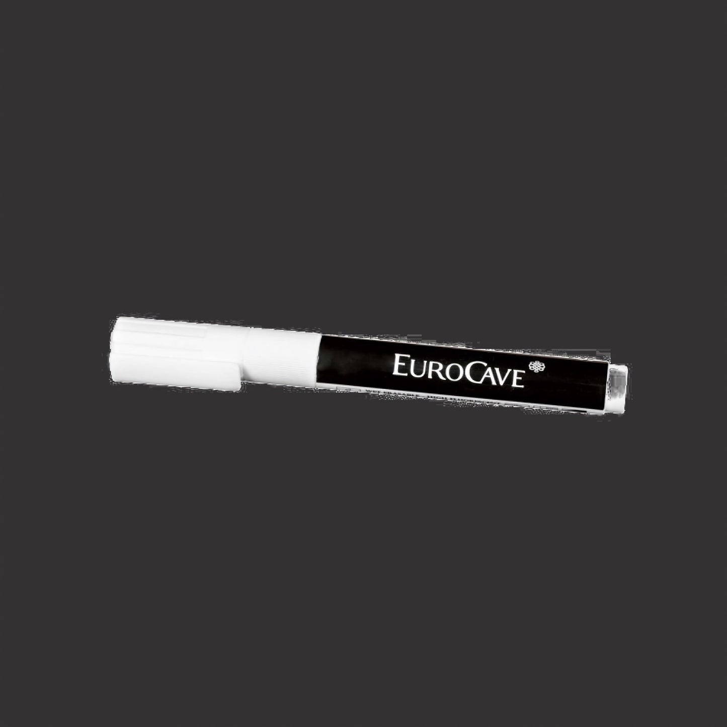 Erasable white marker pen for EuroCave identification systems
