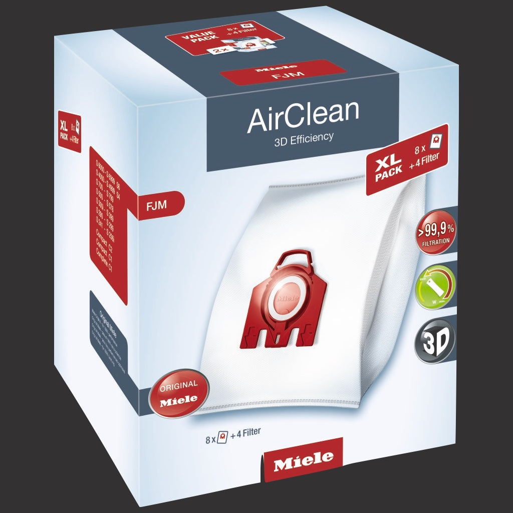 Buy Miele 3D Efficiency FJM Dust Bags 8 & 4 AirClean FJM online