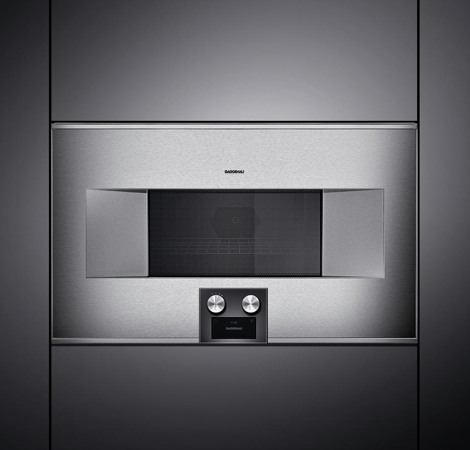 400 series, Combi-Microwave Oven, 30'',  Stainless Steel behind glass Gaggenau BM485710