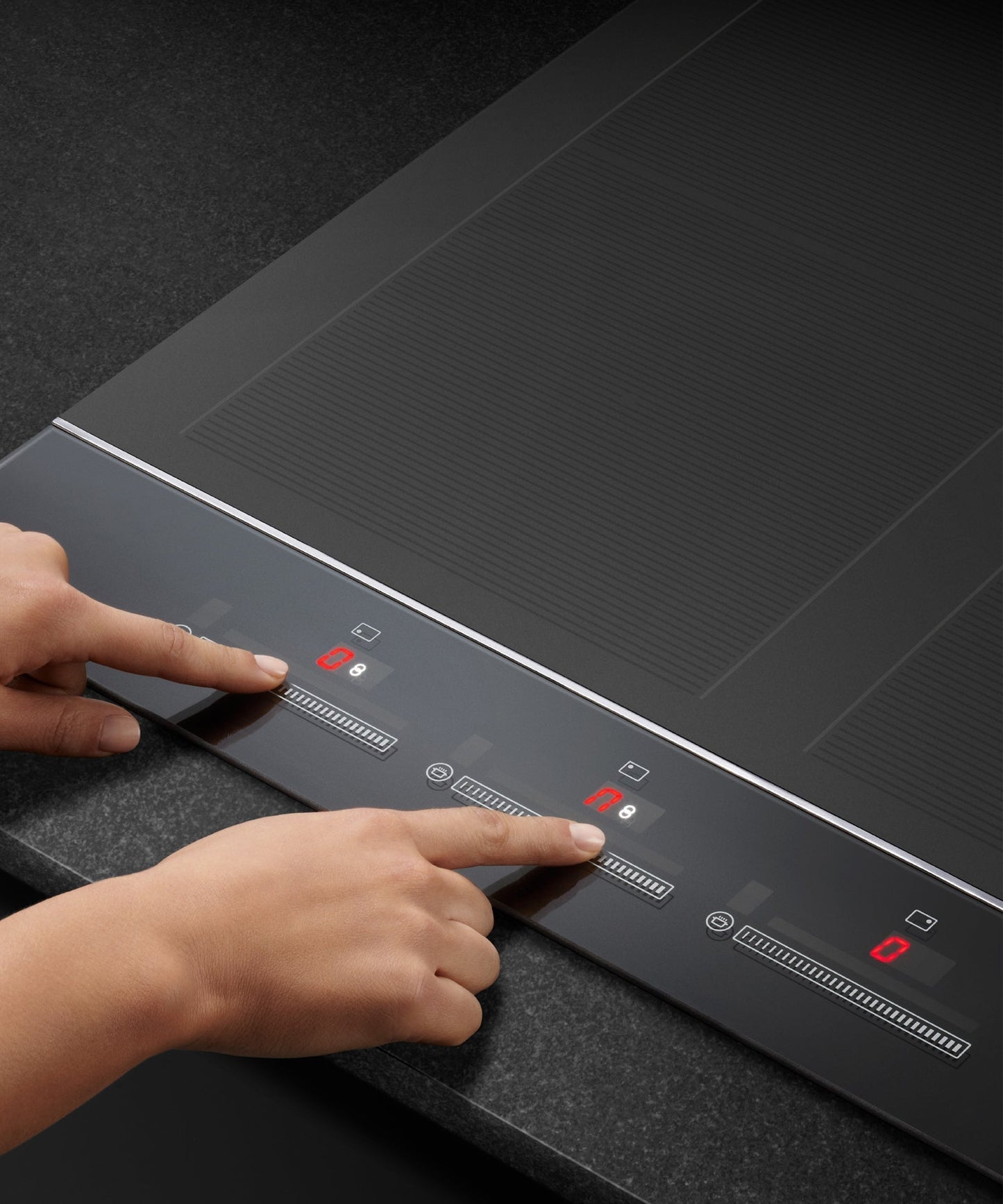 Induction Cooktop, 24", 4 Zones with SmartZone, pdp
