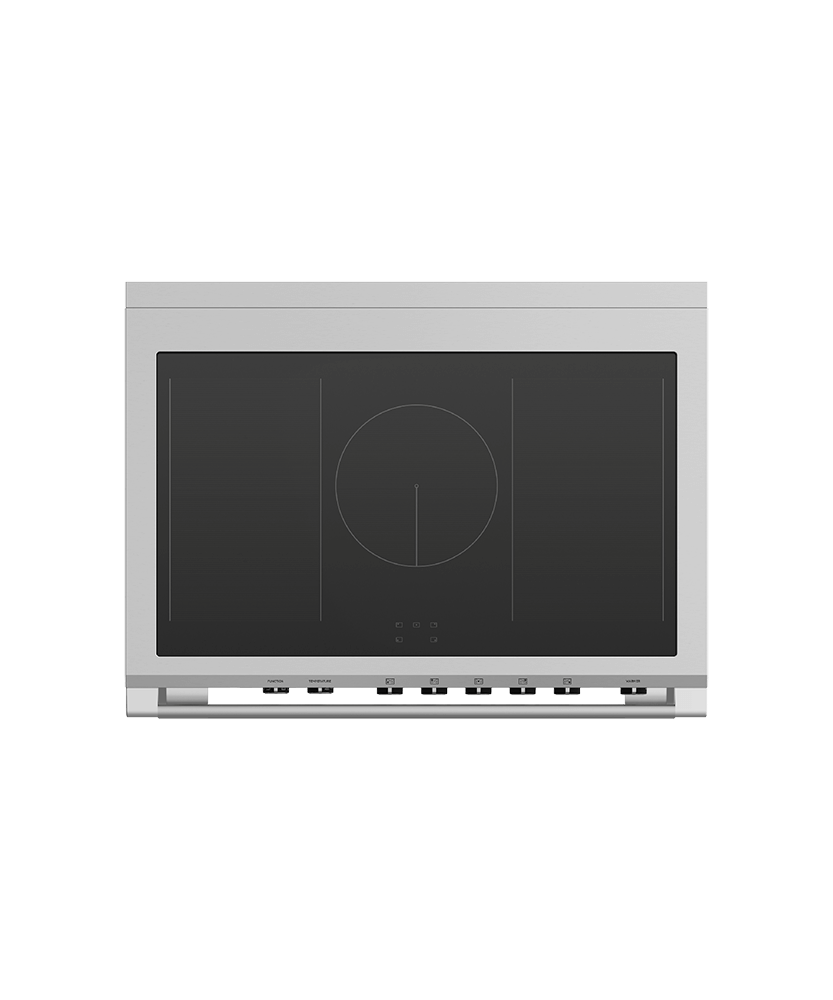 Induction Range, 36", 5 Zones with SmartZone, Self-cleaning, hi-res