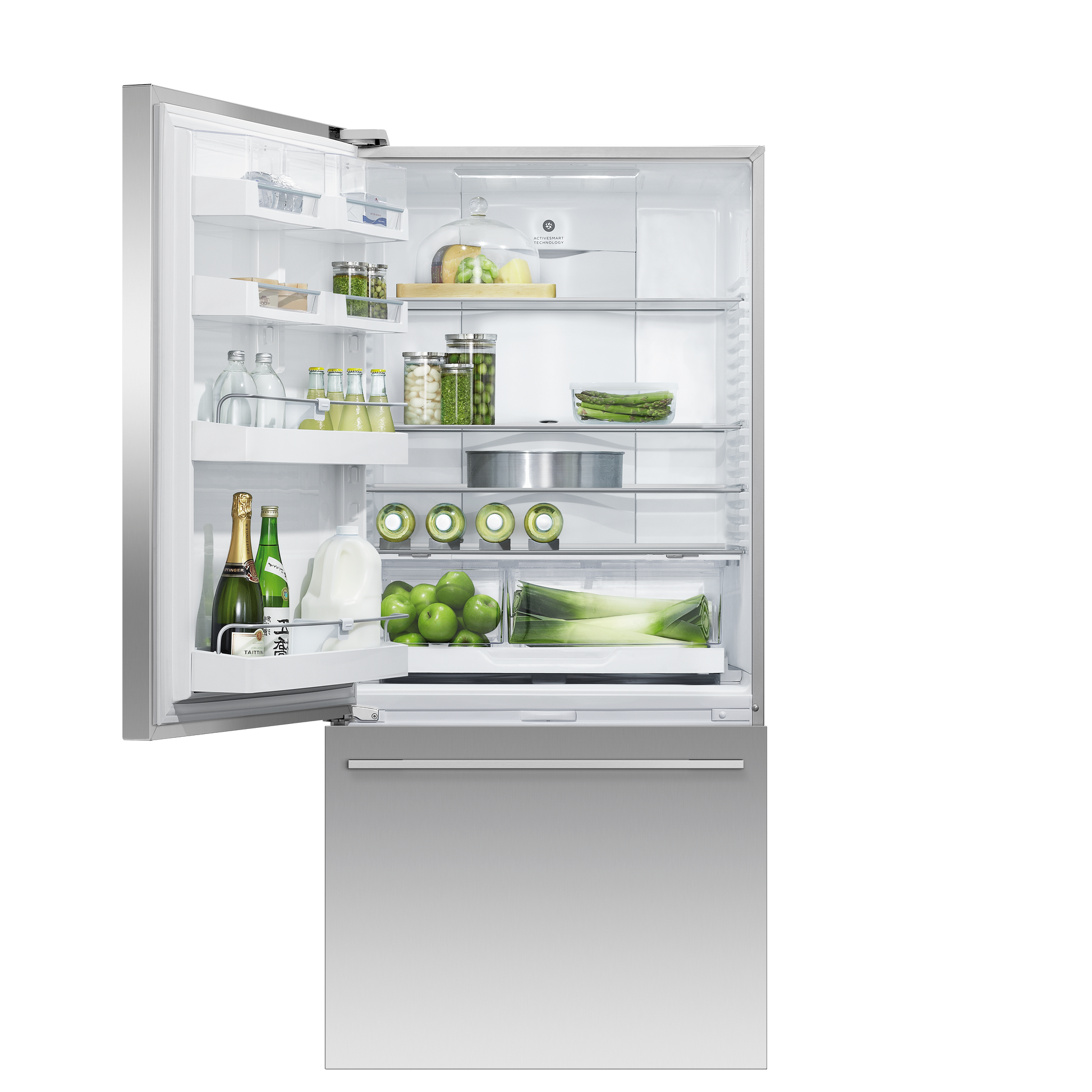 Freestanding Refrigerator Freezer, 32", 17.1 cu ft, 84-mug-open