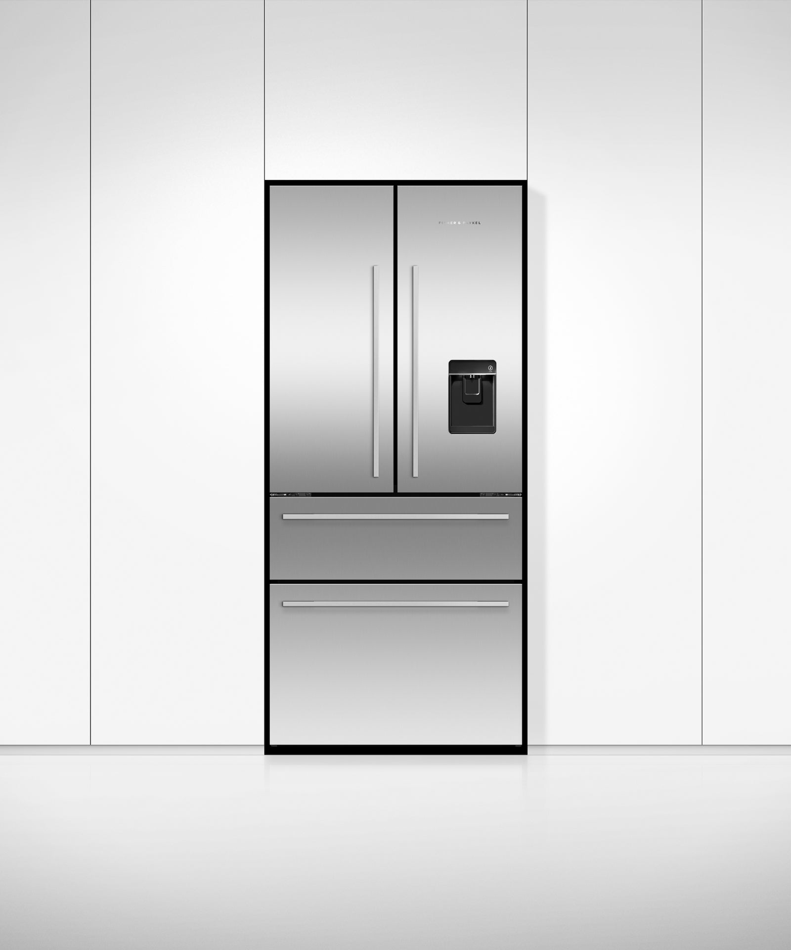 Freestanding French Door Refrigerator Freezer, 32", 16.9 cu ft, Ice & Water, pdp