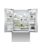 Freestanding French Door Refrigerator Freezer, 36", 20.1 cu ft, Ice, hi-res