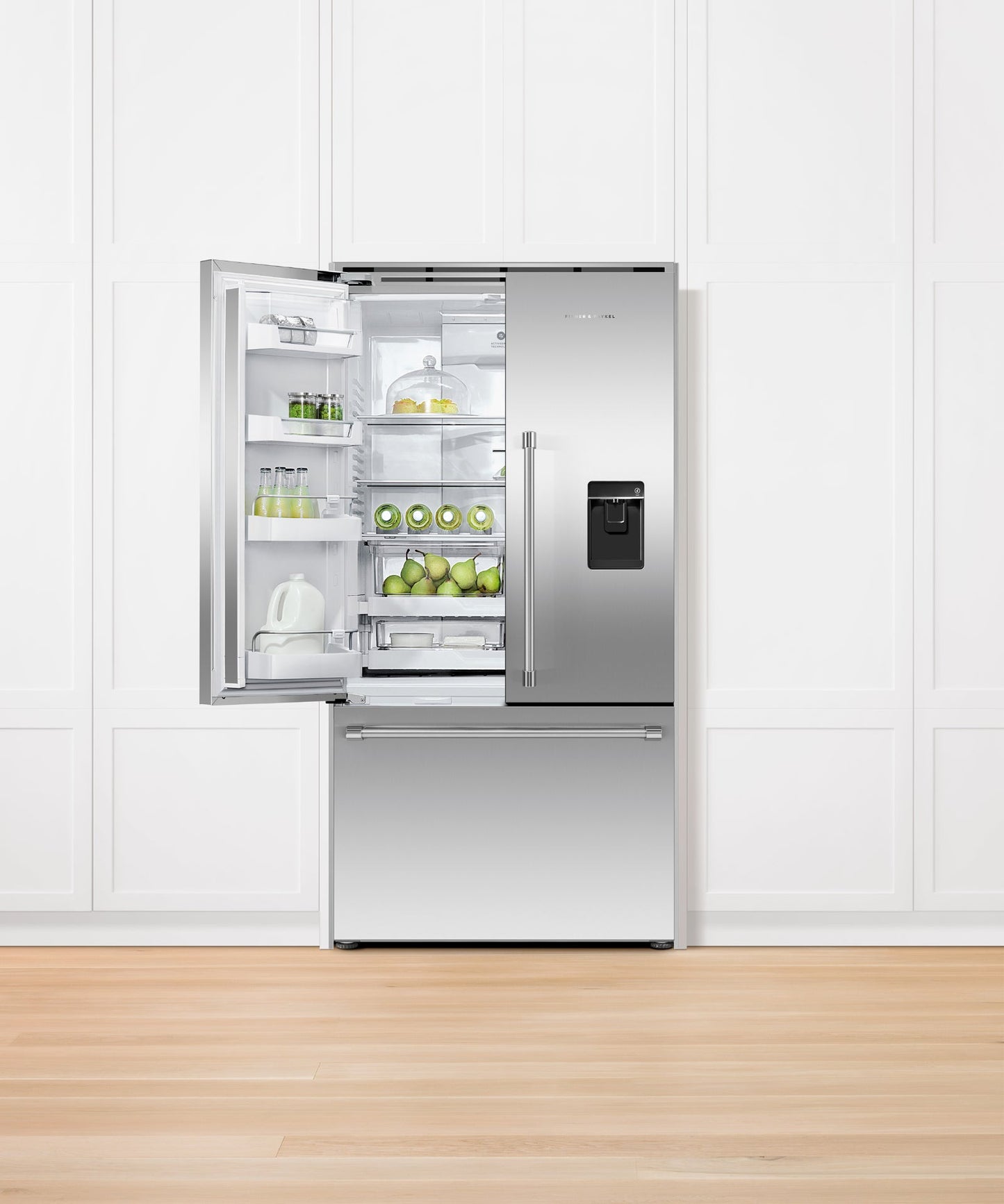 Freestanding French Door Refrigerator Freezer, 36", 20.1 cu ft, Ice & Water, pdp